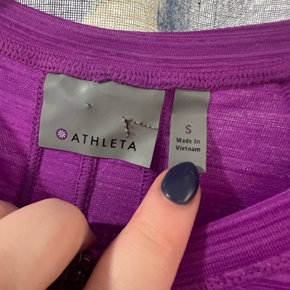 Athleta Pacífica UPF Top 2 Purple Size S - Picture 5 of 7